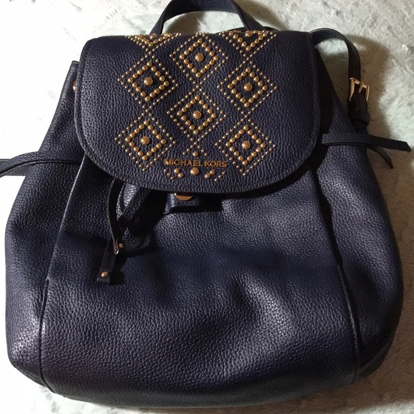 Michael Kors Handbags - NWT Michael Kors Riley Leather BackPack